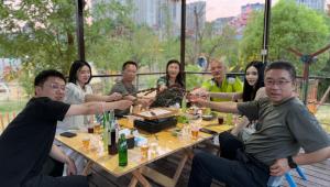 25年5月財務(wù)部星河露營餐廳團建